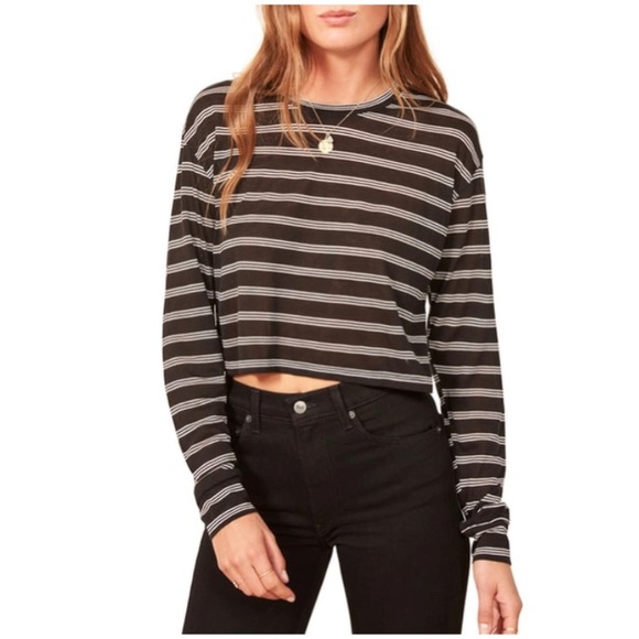 Reformation Tops - Reformation Chloe Stripe Top in Henrietta, Size XS